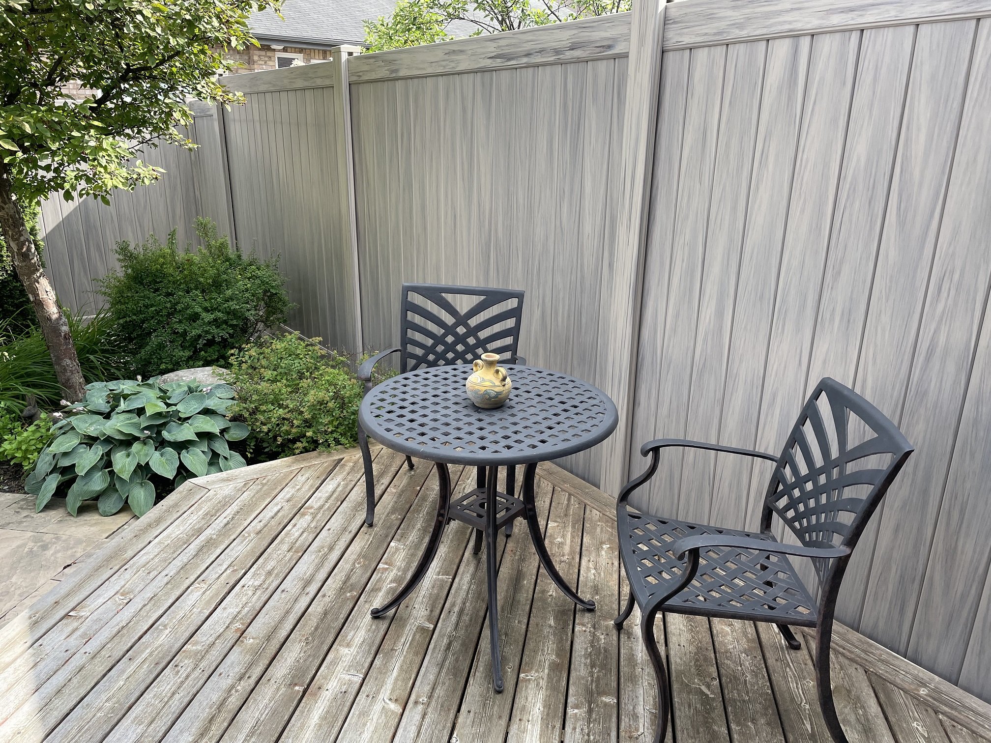 Hazelwood cedar deck project by Williamsburg Woods and Garden, Eastern Ontario